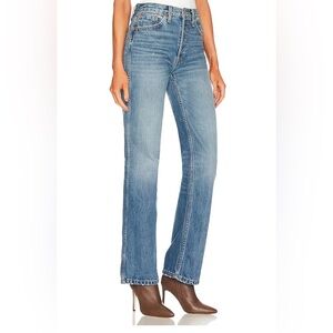 RE/Done Jeans Originals 90's High Rise Loose in Blue Haze NWT